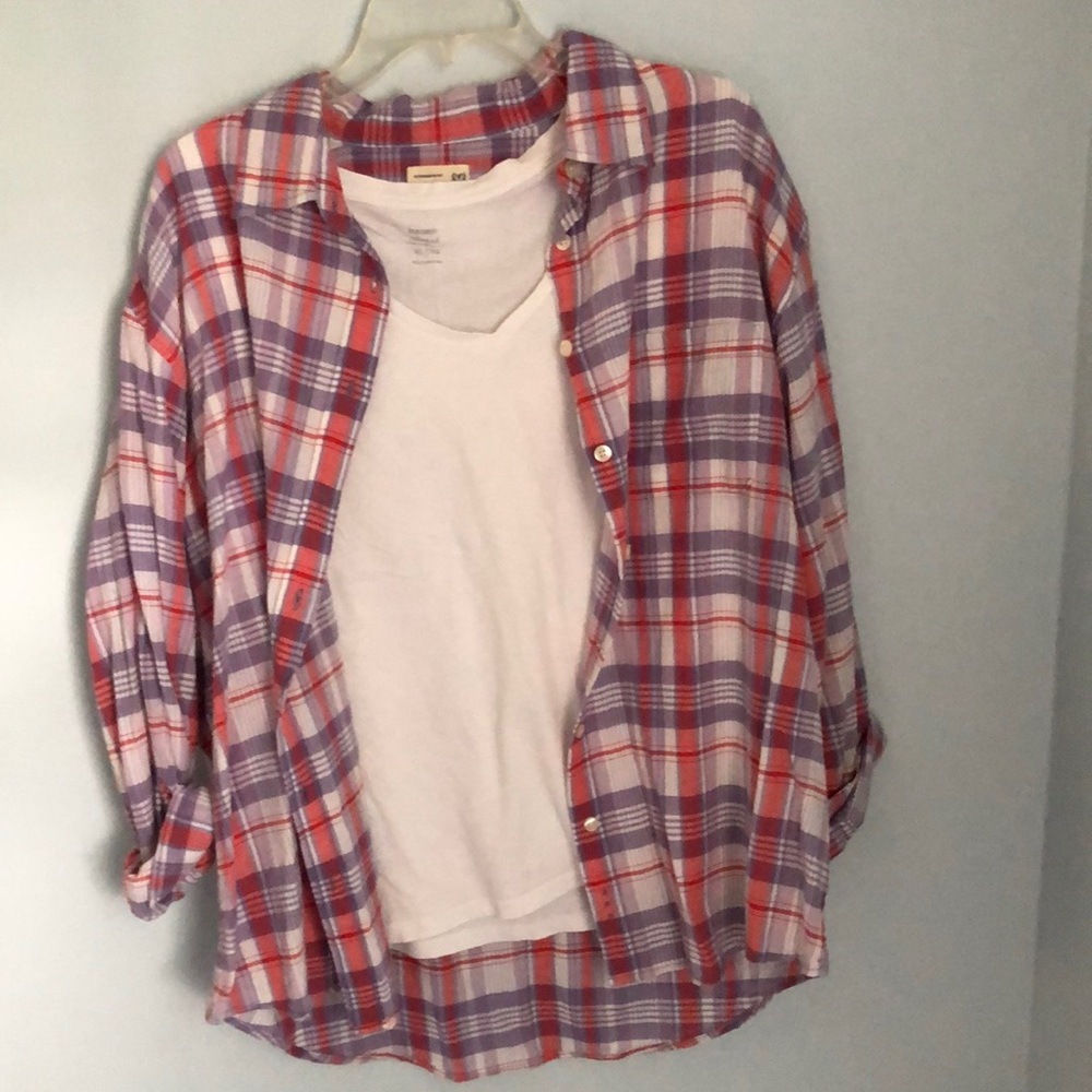 American eagle plaid shirt
